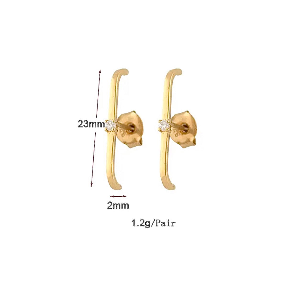 Drop Tassle Hoop Stud Earrings Set 3pcs